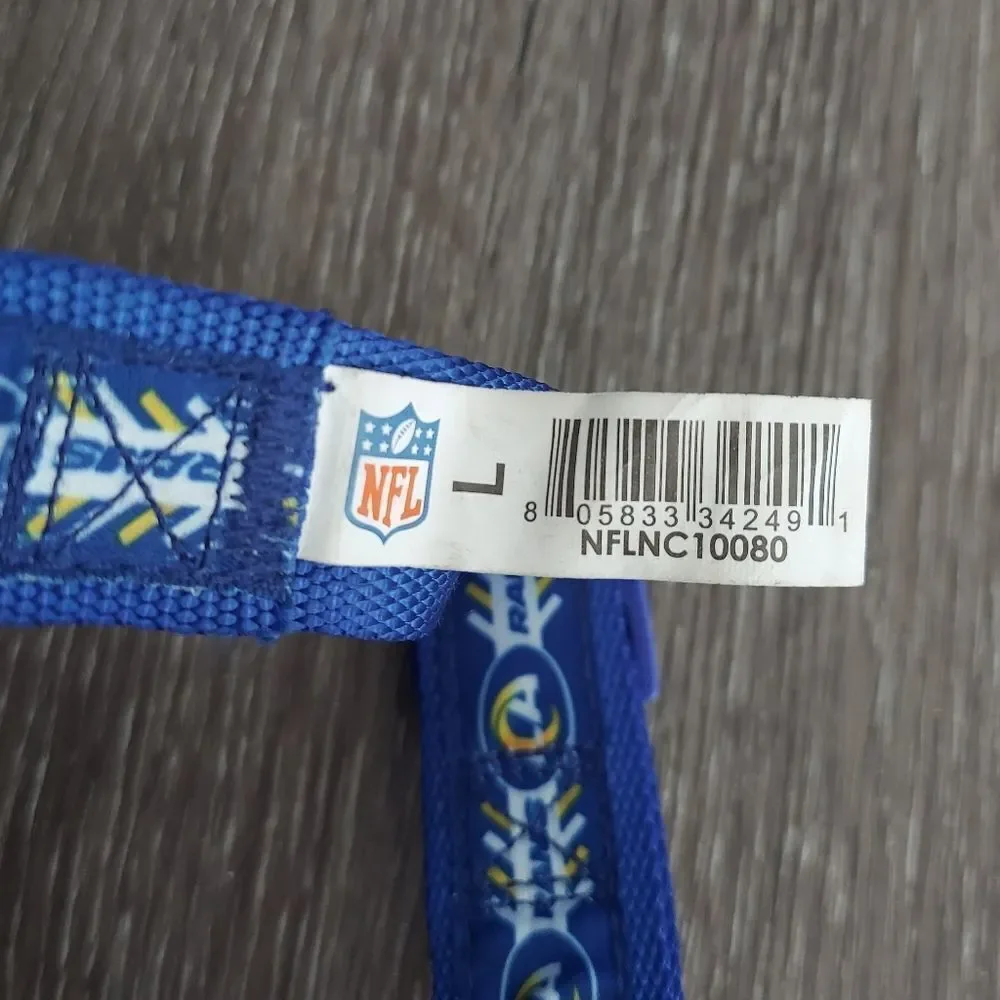 NFL LA RAMS Dog Collar - Size: Large